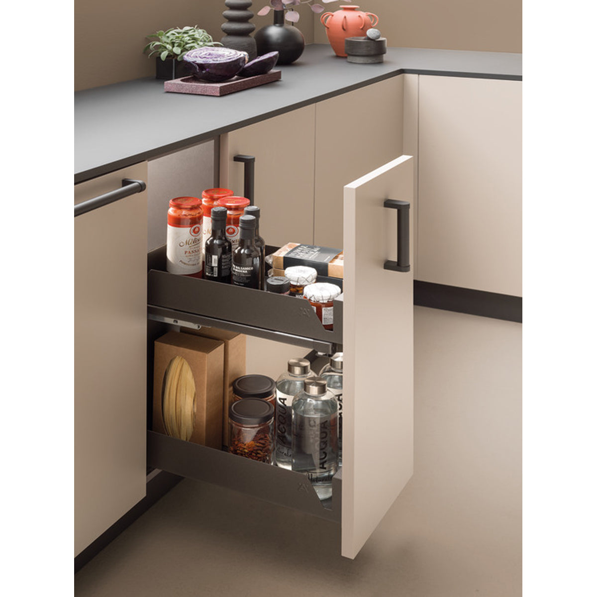 UTENSIO LARDER BASE 489 FOLDED 2BASKET 300 by HAFELE UK LTD