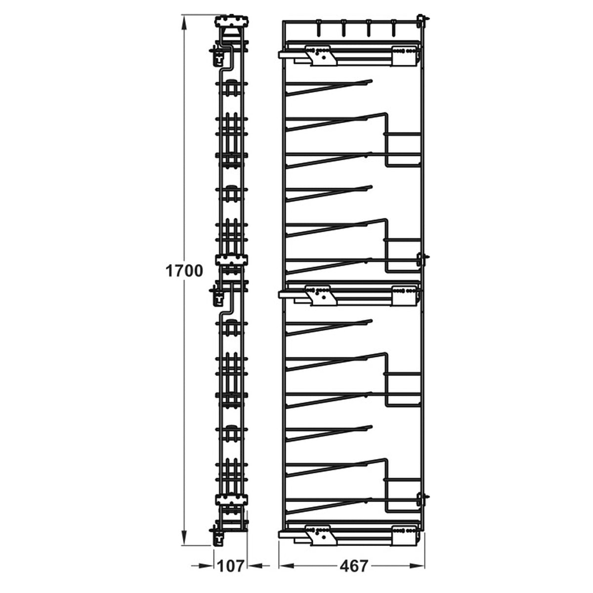 UTENSIO BOTTLE LARDER 1700 150