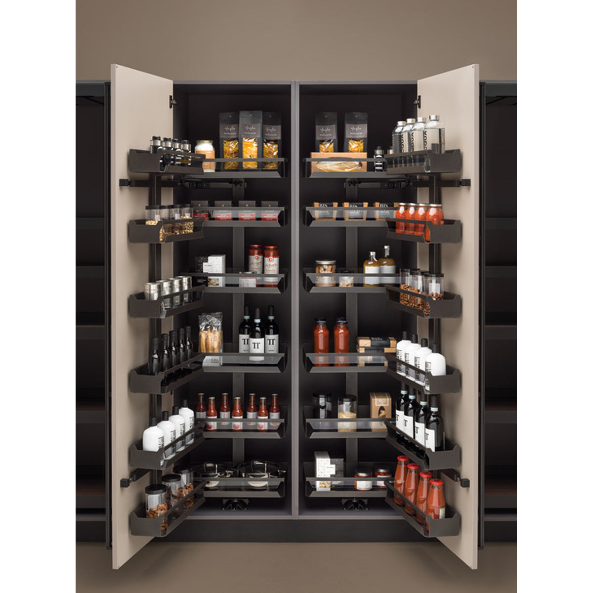 UTENSIO PRO DLX PANTRY LARDER 1675 FOLDED 12BASKET 600