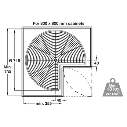 ¾ CAROUSEL SET 800x800 ST/PCP