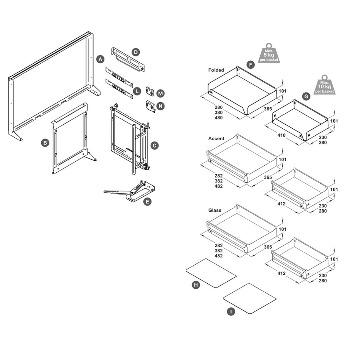 UTENSIO FOLD CORNER 639 ACCENT 500 RH