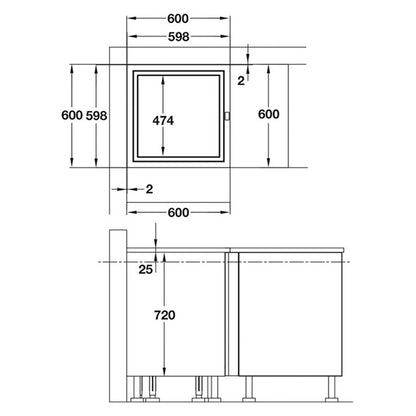 NINKA QANTO VERTICAL 3TRAY DGY