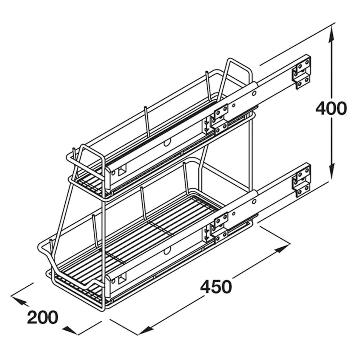 STORAGE UNIT 2TIER PULL 300 LINEAR