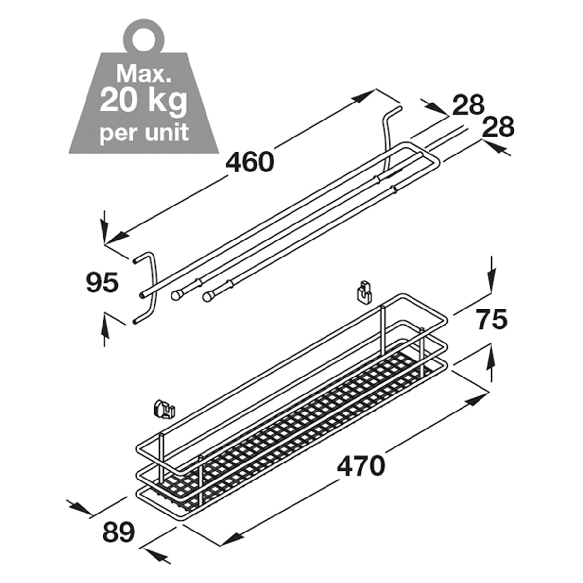 VAUTH DSA BASKET 150/82 ST/SAP