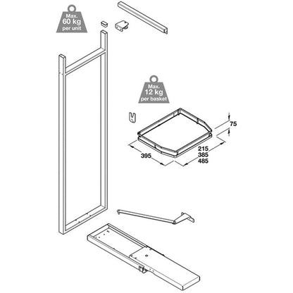 SWING OUT 5BSK PARTS 400x1700 PCP