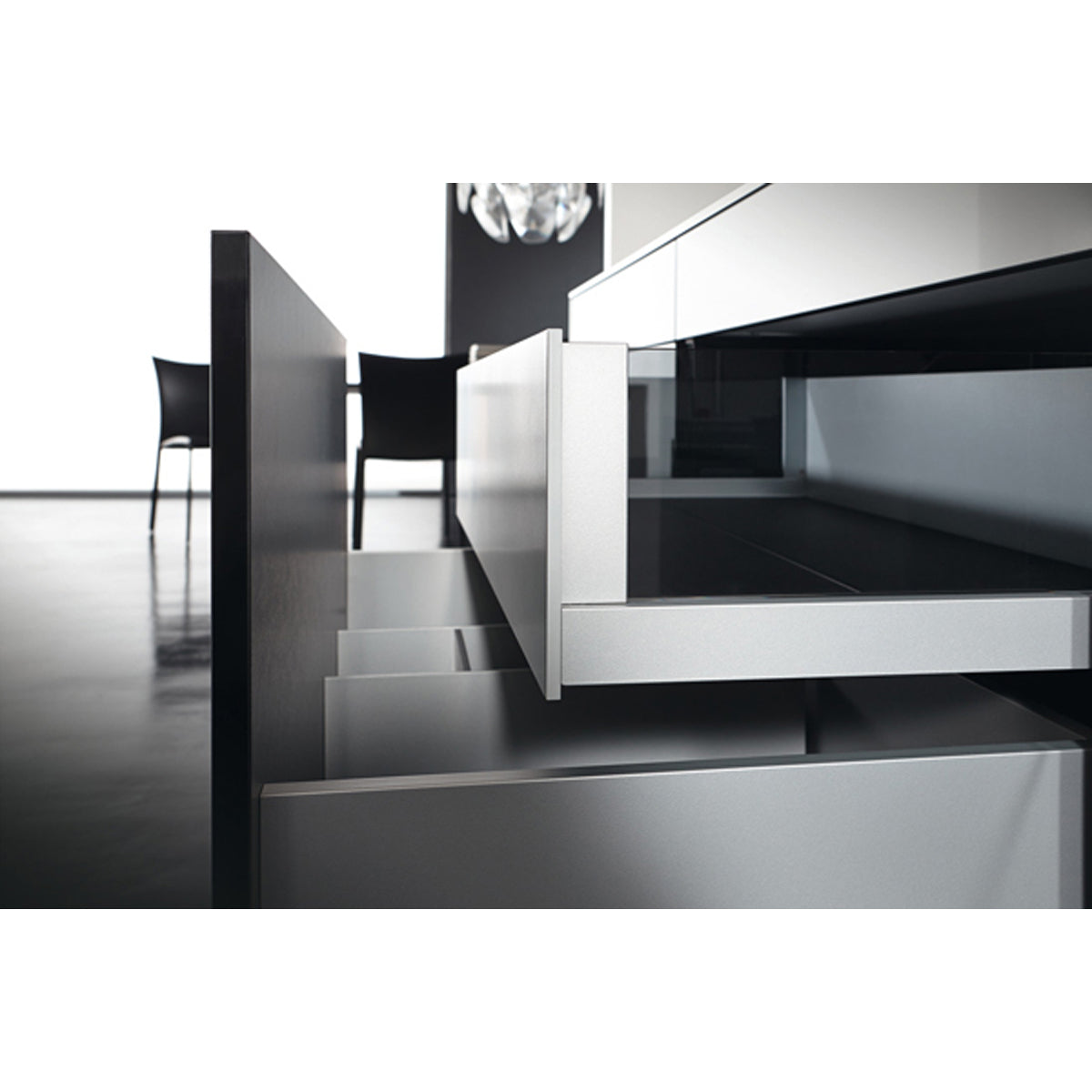 NOVAPRO SCALA CRY+INT 300x186 SLV by HAFELE UK LTD