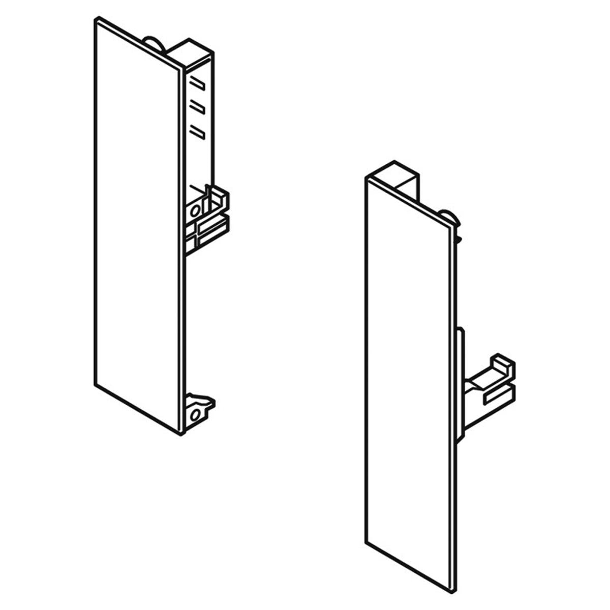 MATRIX BOX S FRONT BRACKET 135 GRY by HAFELE UK LTD