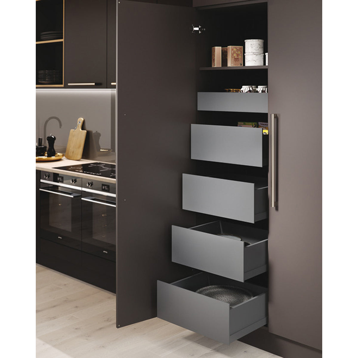 NOVA SCALA TOWER SOLID 1+3 0500 STN by HAFELE UK LTD