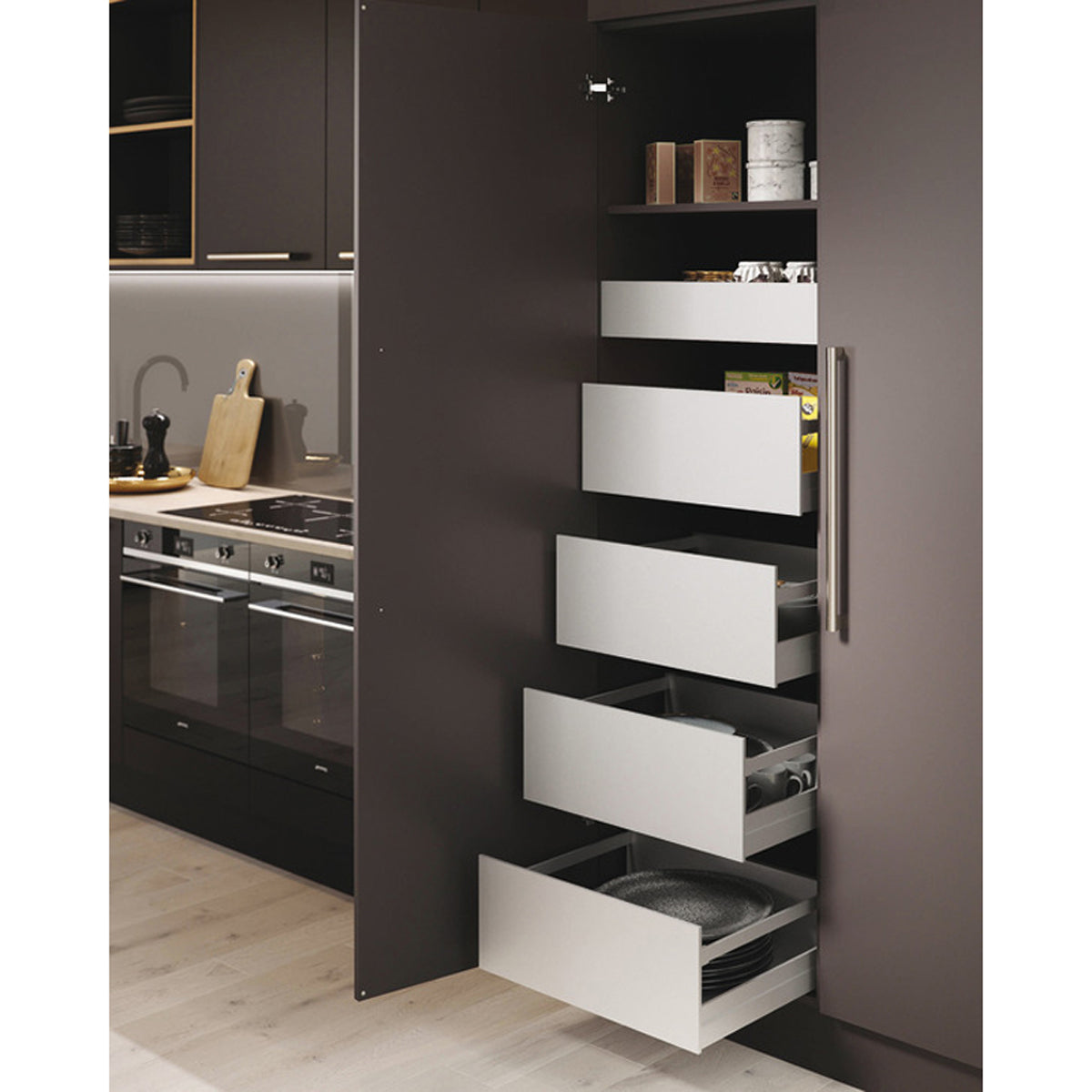 NOVA SCALA TOWER RAIL 1+4 0400 SLV by HAFELE UK LTD
