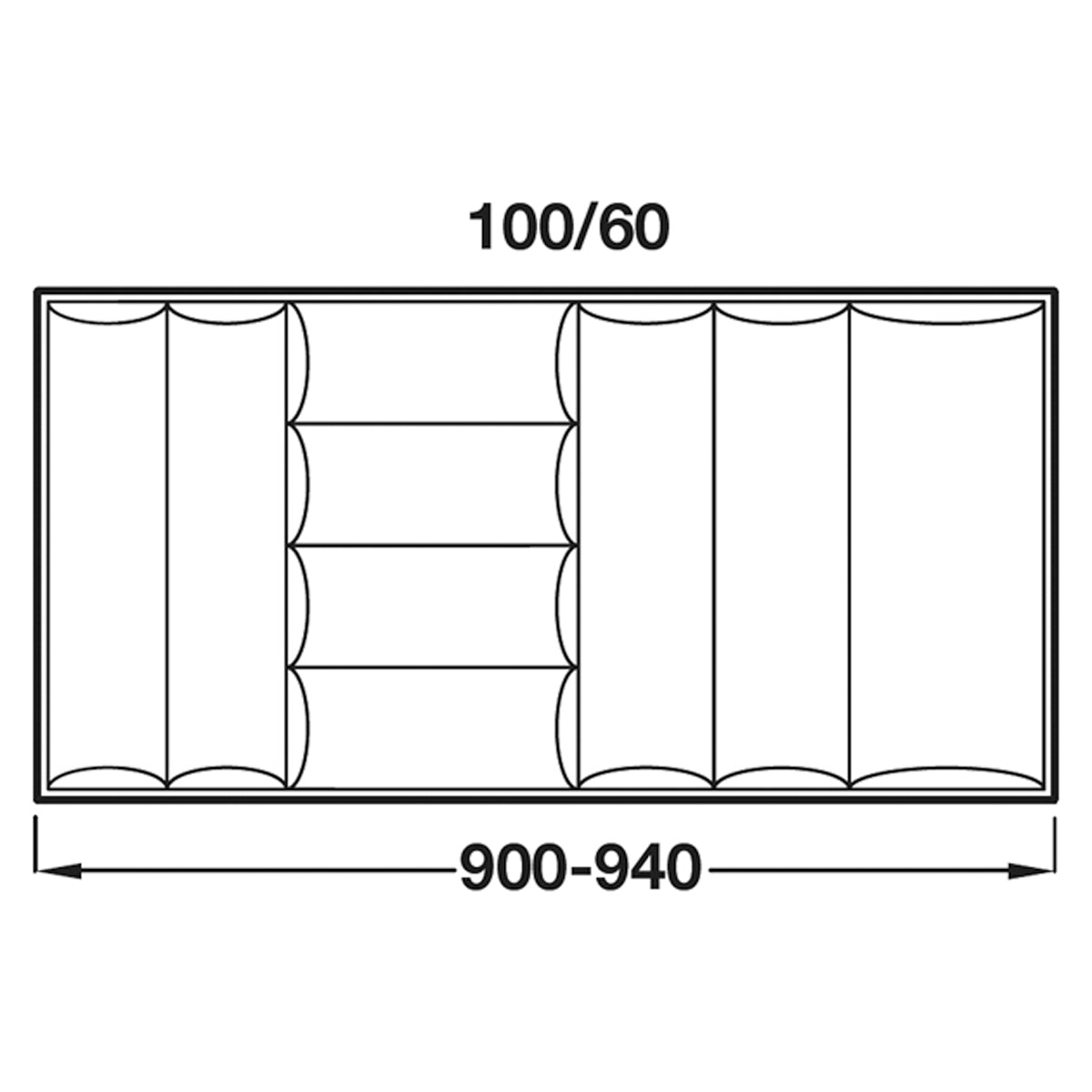 CUTLEY INSERT 100/60 440-490 PL/SIL