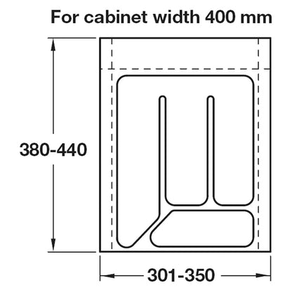 CUTLERY INSERT 400 380-440 PL/CWI