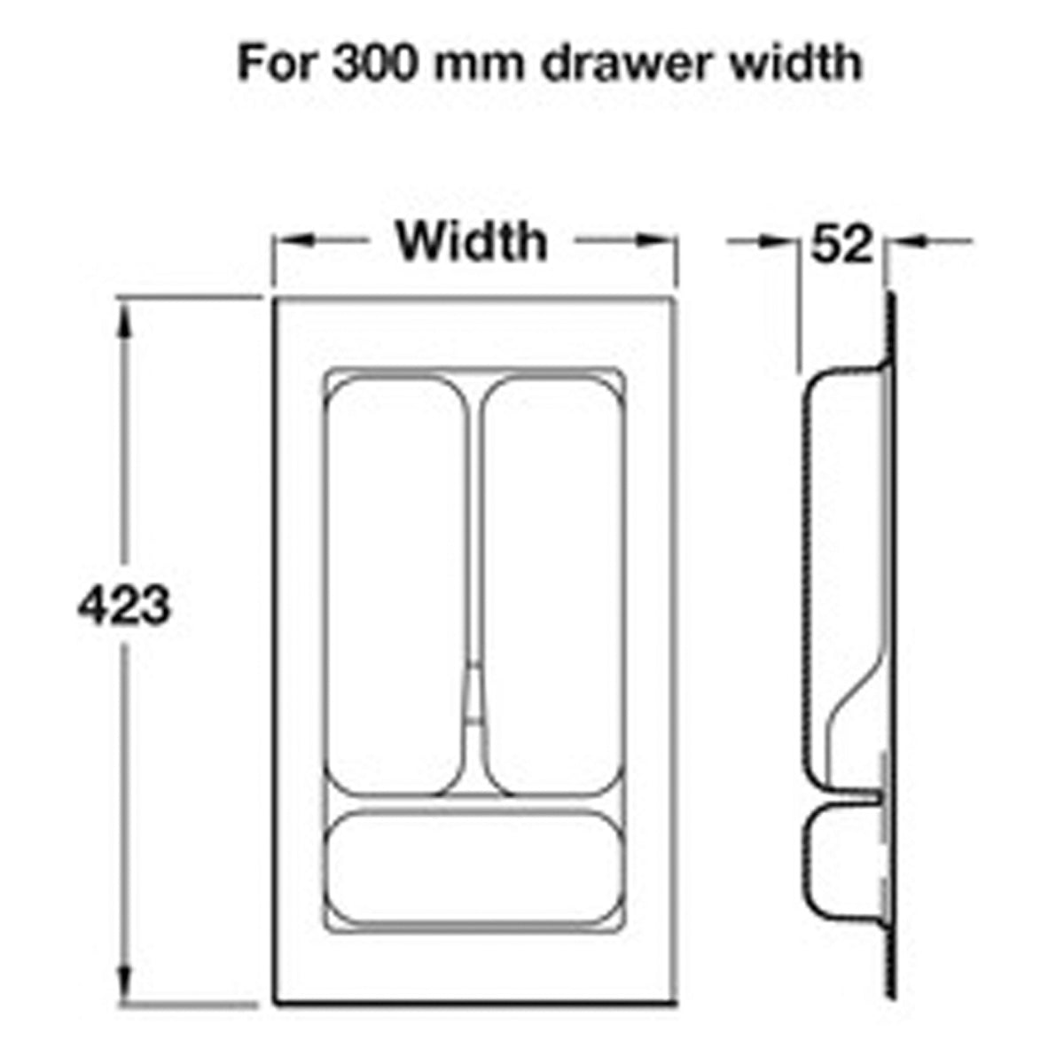 MX S CUTLERY INSERT 450x0300 SLV