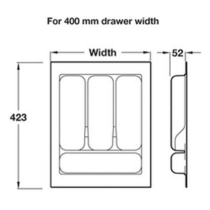 MX S CUTLERY INSERT 450x0400 SLV