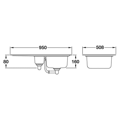 RMASTER BALTIMORE 1½SINK 1950x508