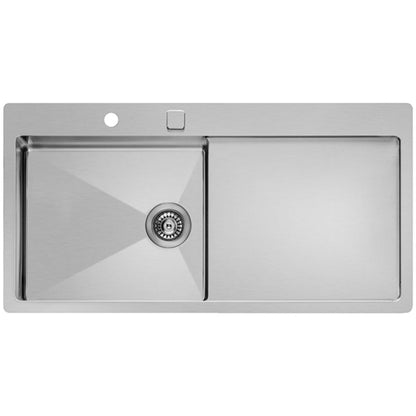 FLAT RIM 1SINK 1000x510 304ST RH