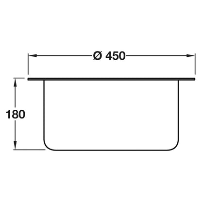 CIRCULAR BOWL D460x180 PSS
