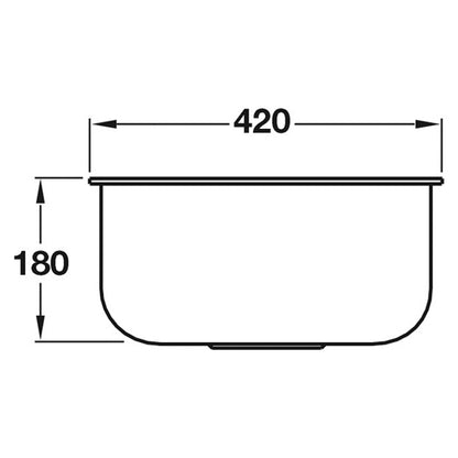 SMEG ALBA UM40 1.0 SINK BOWL BSS
