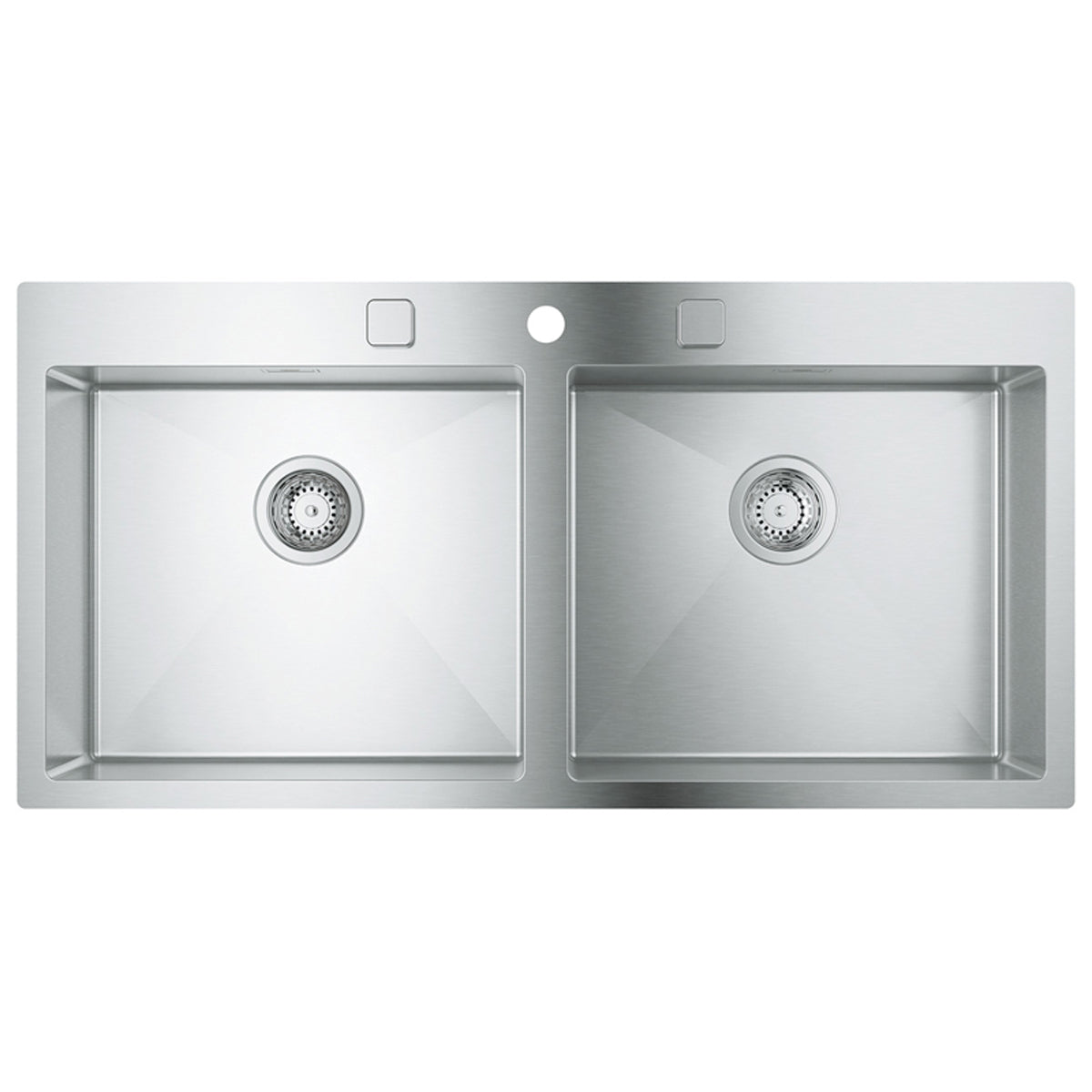 GROHE K800 DBL BOWL SINK 1024x510 by HAFELE UK LTD