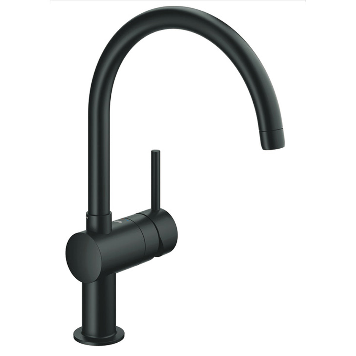 GROHE VENTTO SNG TAP C 356 BLK by HAFELE UK LTD