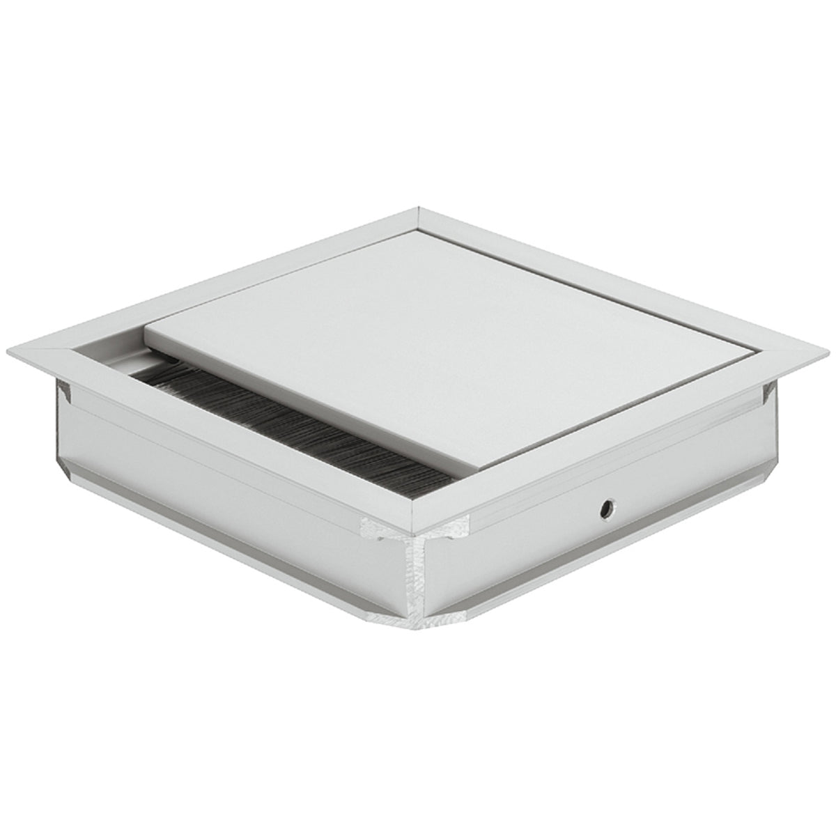 CABLE OUTLET SQU 120x120x25 ALU/SLV by HAFELE UK LTD
