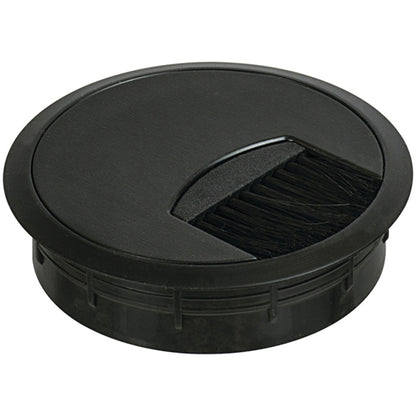 CABLE OUTLET BRUSH 2P D80 PL/BLACK