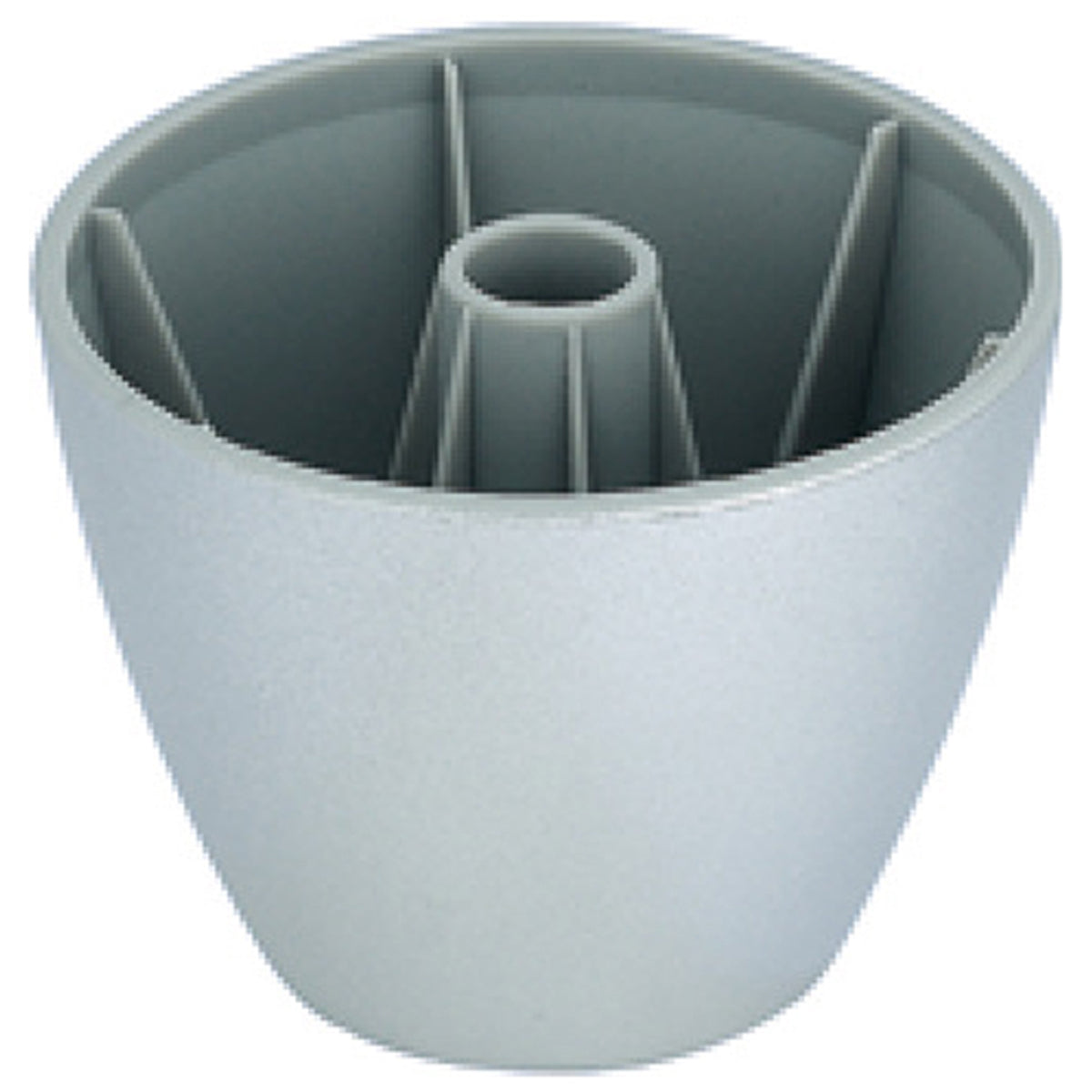 FURNITURE FOOT D70x50 PL/SLV
