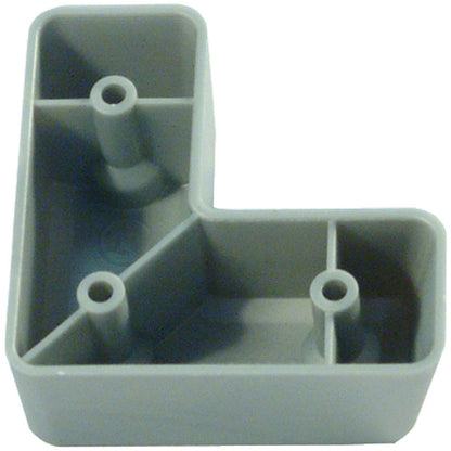 FURNITURE FOOT 60x60x24 PL/SLV
