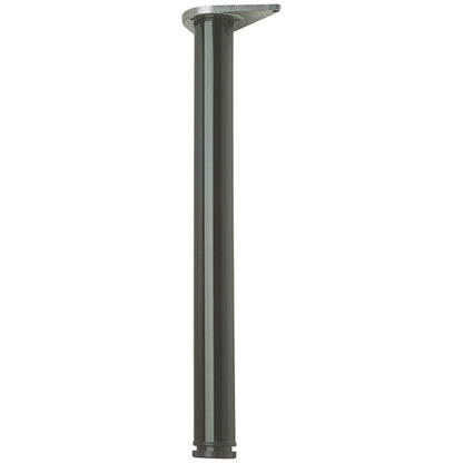 Adjustable Peninsular Leg Ø60×438mm — Polished Chrome