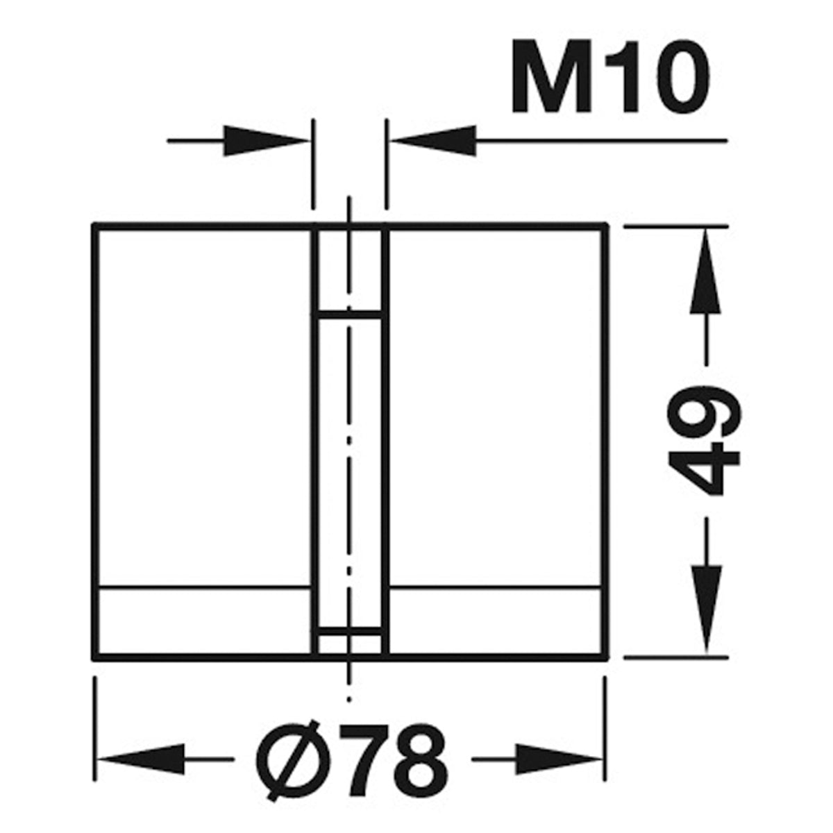 COMPRESSION FITT D80 LEG