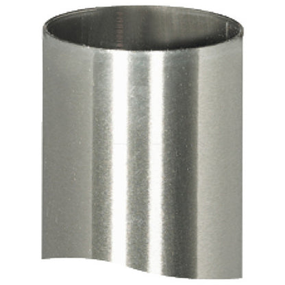 Steel Tube Ø80×1300mm — Satin Steel, Clear Lacquered | Rondella Table Leg Assembly