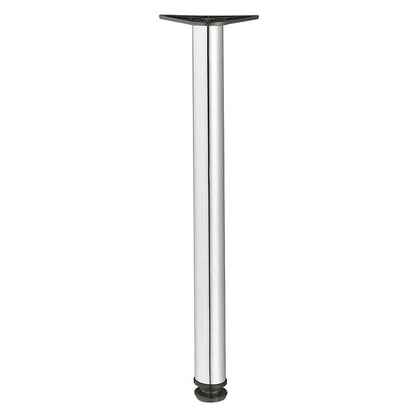Table Leg Ø60×710mm Polished Chrome — Pack of 4