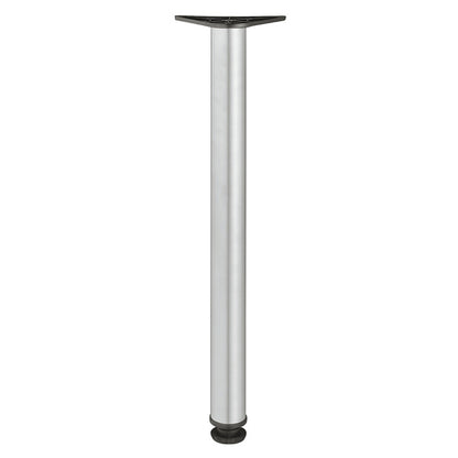 Table Leg Ø60×710mm Silver — Pack of 4