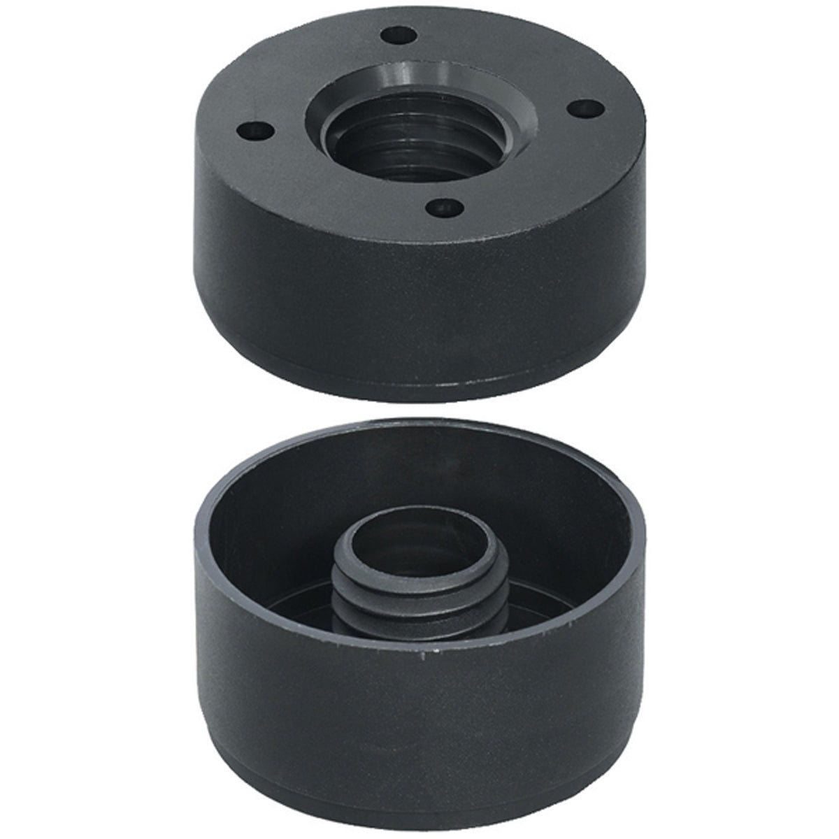 FURNITURE GLIDE SCREW D55x18 PL/BLK