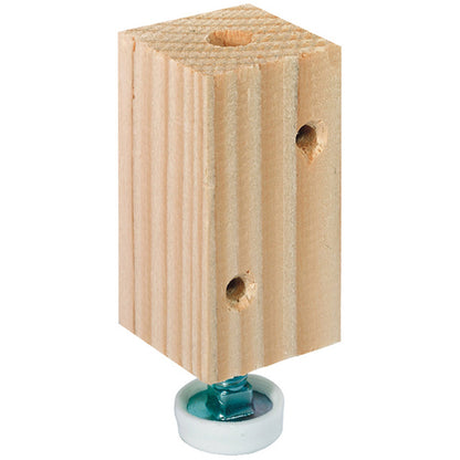 PLINTH ADJ FITT 080x34x34 ST/WD