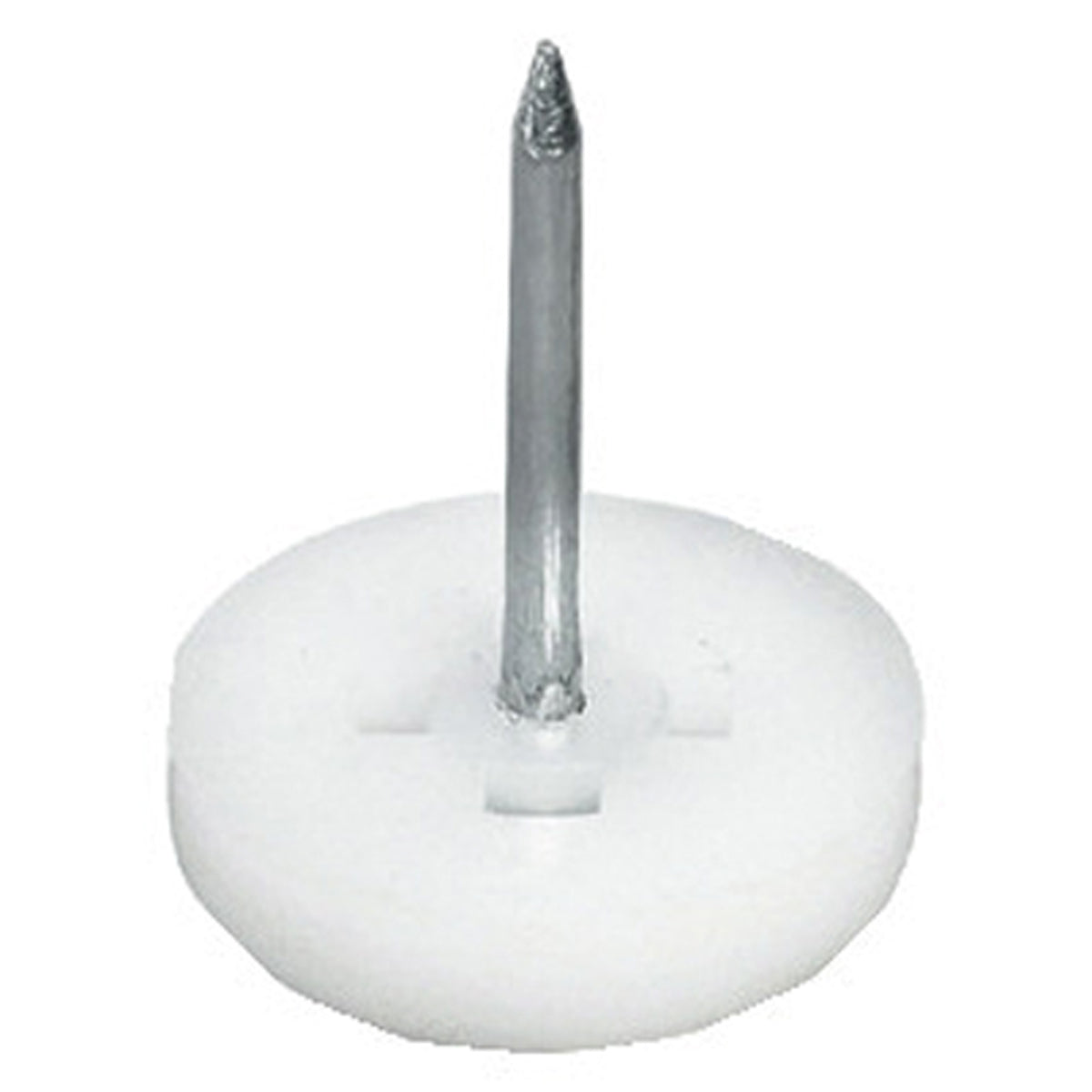 FURN PIN GLIDE D16x5 PL/WHITEx100