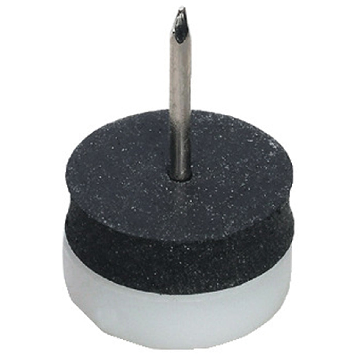 FURN PIN GLIDE D25x10 PL/WHITEx100 by HAFELE UK LTD