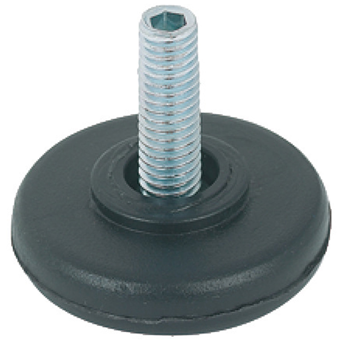 BASE LEVELLER M8x22/D40x10 PL/BLACK