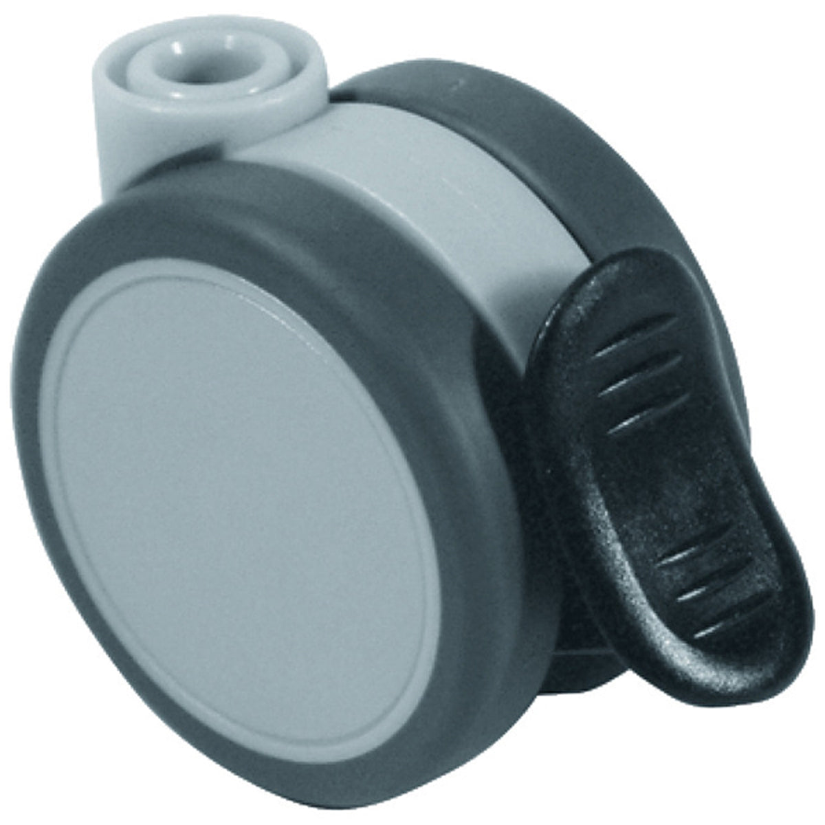 TWIN CASTOR BRAKE D65x40 PL/GREY by HAFELE UK LTD