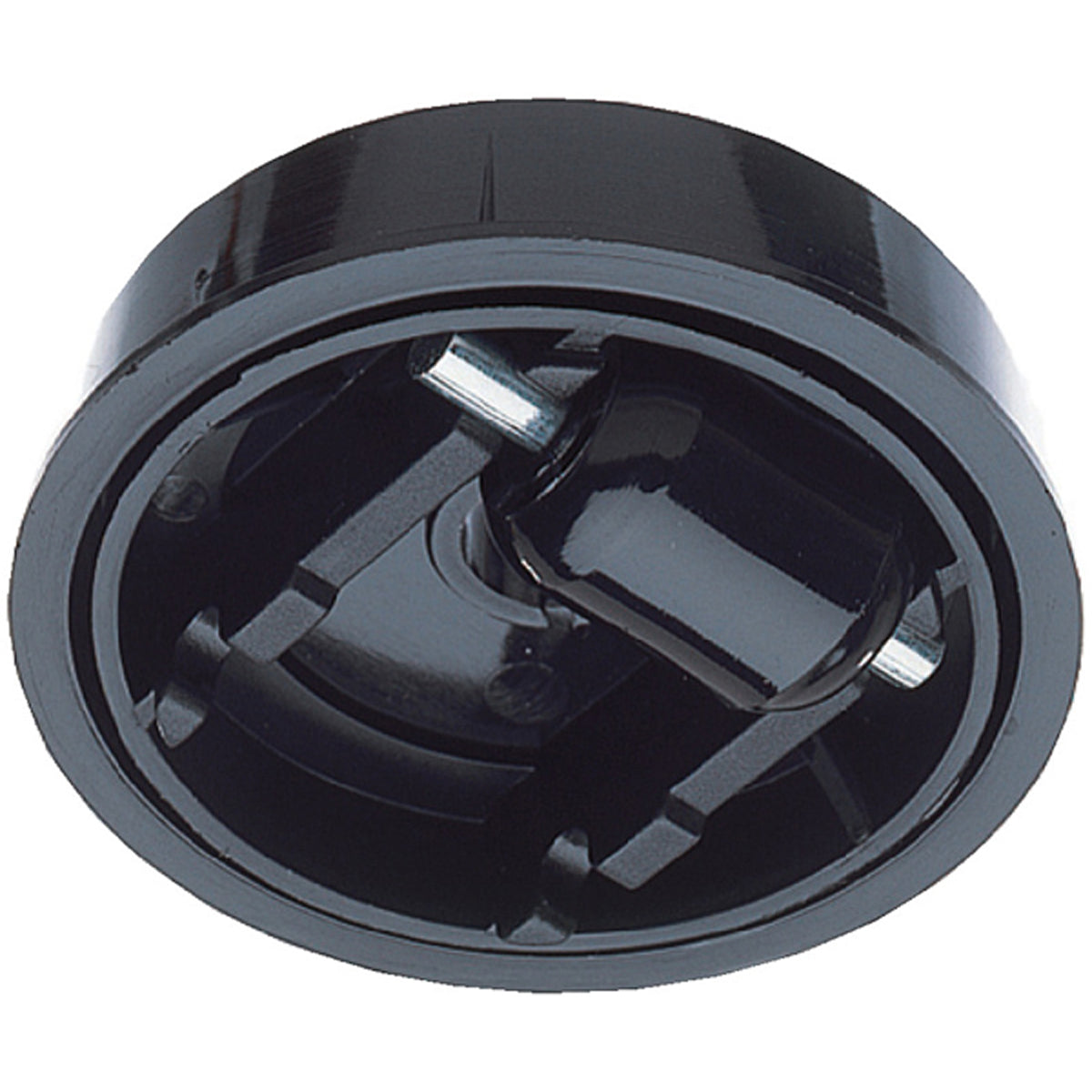 DISCONTINUED FURN CASTOR D65x17.5 PL/BLK by HAFELE UK LTD