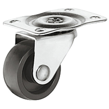 SWIVEL CASTOR 15KG D30x48x33 ST/GAL