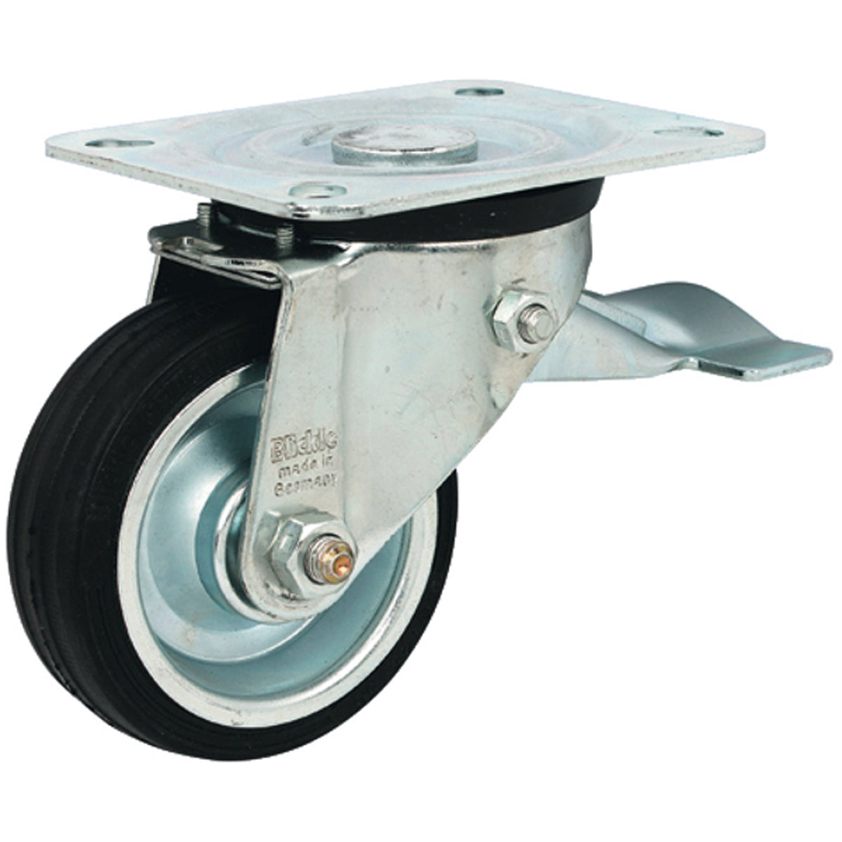 SWIVEL CASTOR BRAKE 50KG D80 ST