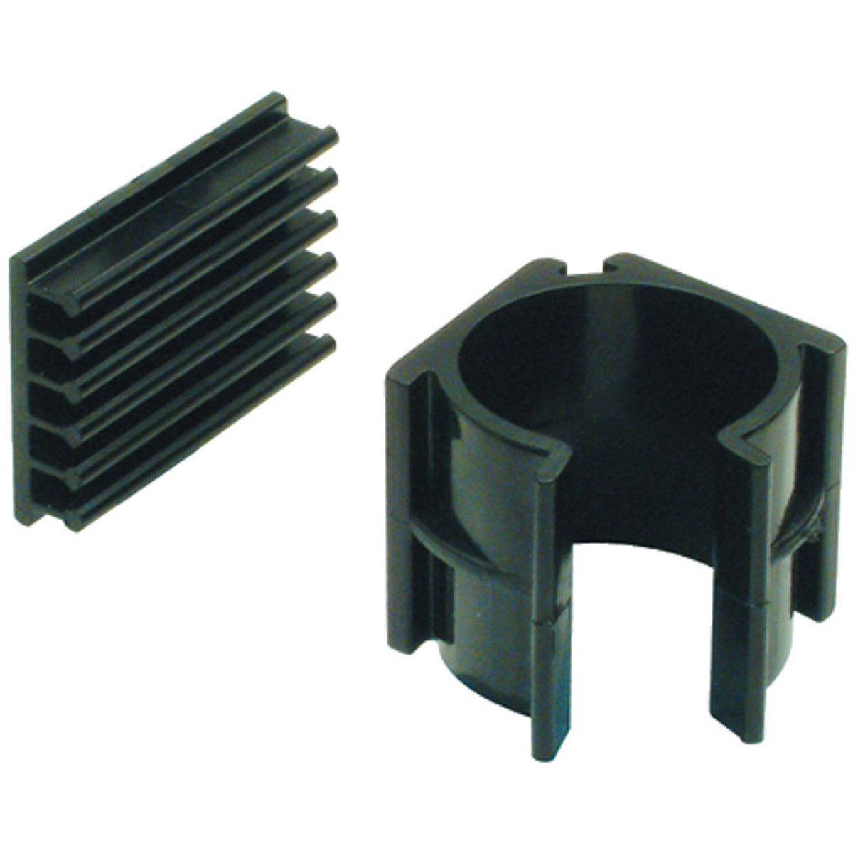 PLINTH CLIP 38x27x42 PL/BLK x12 by HAFELE UK LTD