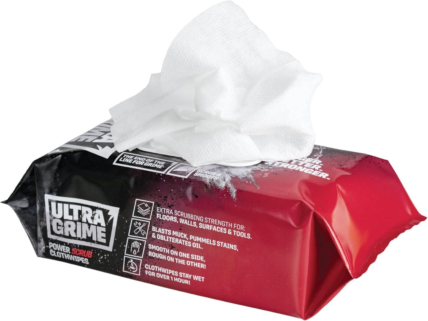 WIPES ULTRA GRIME PACK80 RED