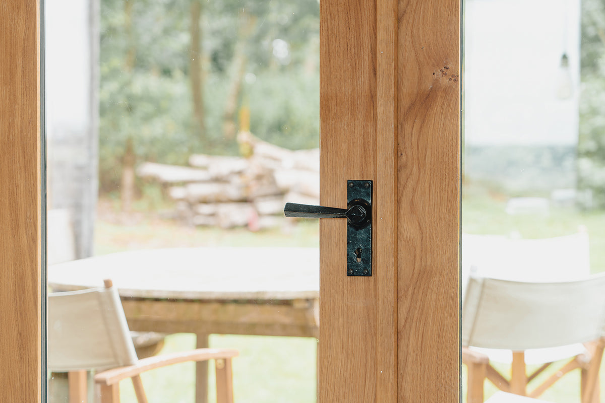 STRAIGHT LEVER HANDLE LOCK 124x148x50 BLK - 73109 by MARCHES (ANVIL) ARCHITECTURAL HARDWARE