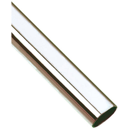WARDROBE RAIL OVL 30x15x3000 ST/PCP