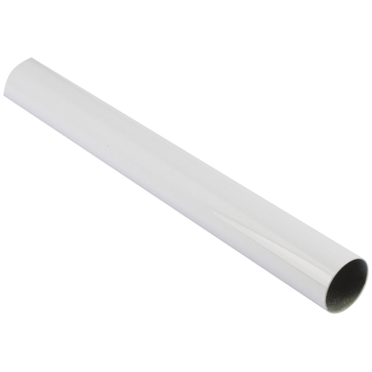 WARDROBE RAIL D19x2438 ST/WHI