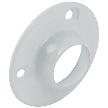 WARDROBE RAIL SOCKET D19 WHI