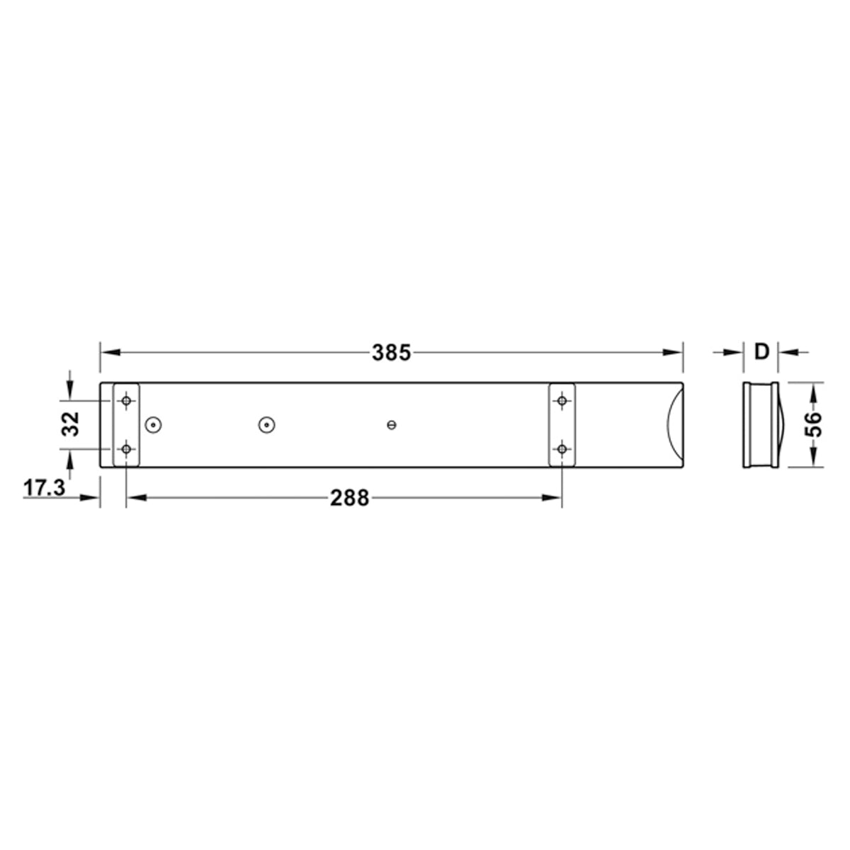 DRESSCODE PULL FRAME SPACER SLD WHI