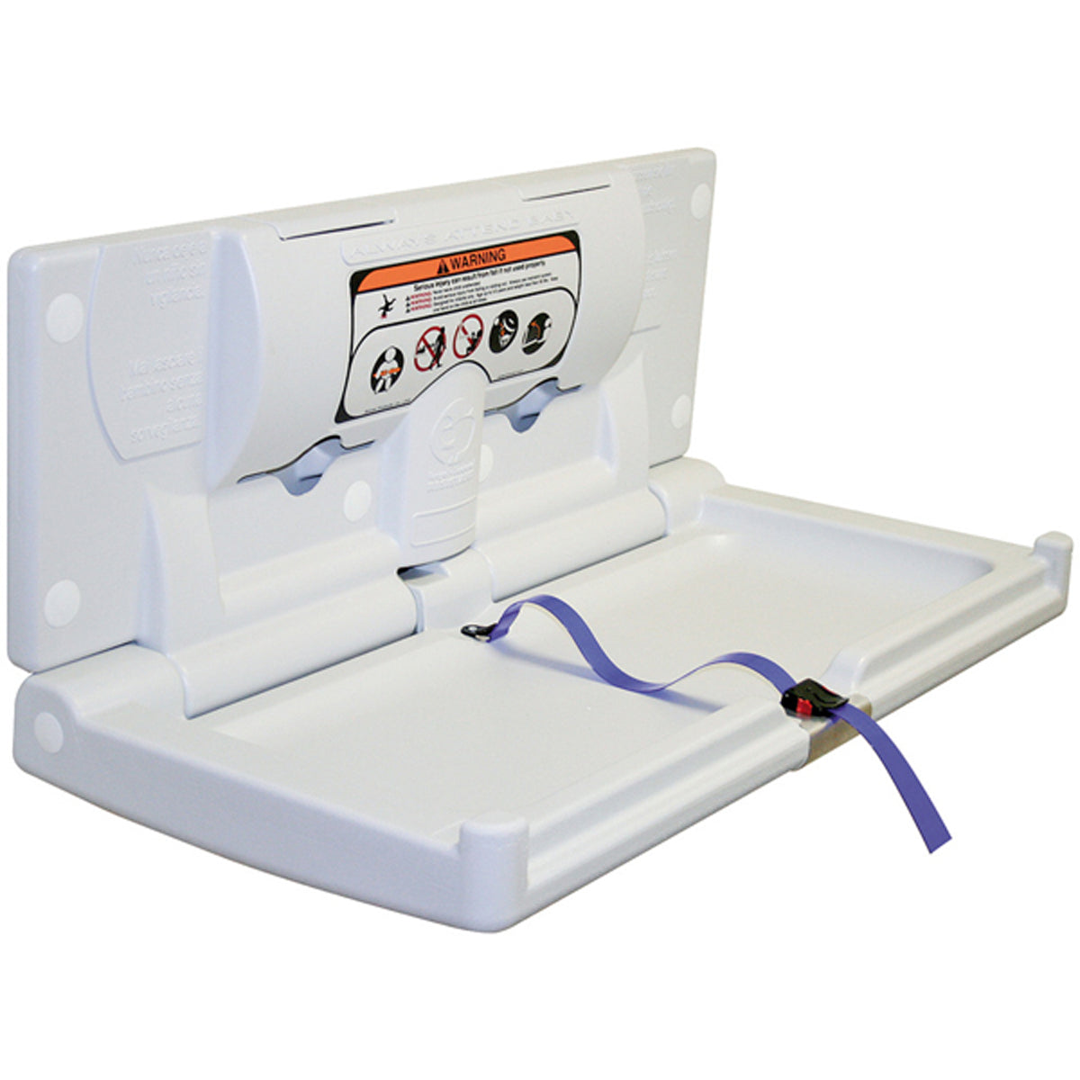 BABY CHANGING UNIT HORIZ PL/WHI