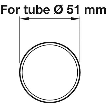 STRAIGHT RAIL TUBE D51x5000 ST/POL